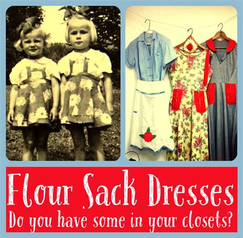 Flour Sack Dresses From Great Depression Genealogy Gems