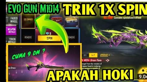 Terbaru FF TRIK Sekali SPIN EVO GUN SHOTGUN Cara Mendapatkan Shotgun