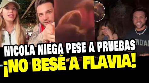 NICOLA PORCELLA NEGÓ BESOS CON FLAVIA LAOS EN DISCOTECA Y CONFESÓ SU