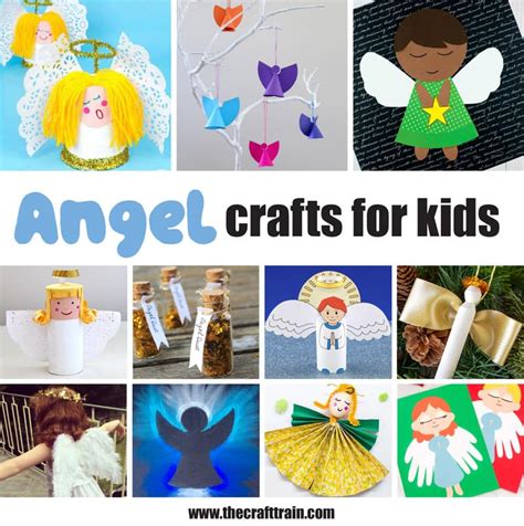 25 Sweet Angel Crafts - The Craft Train