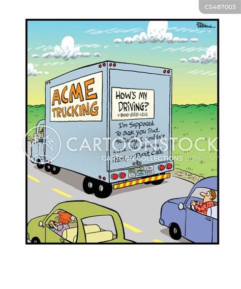 Truck Driver Cartoons and Comics - funny pictures from CartoonStock