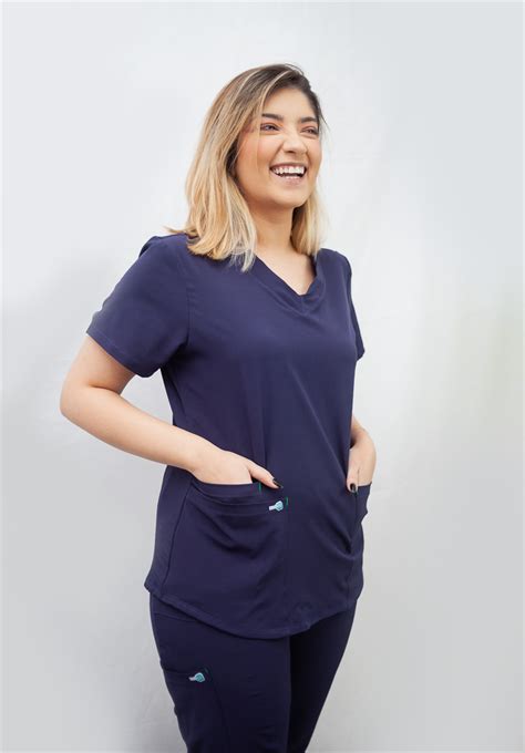 Scrub New Basic Feminino Azul Marinho ScrubUp