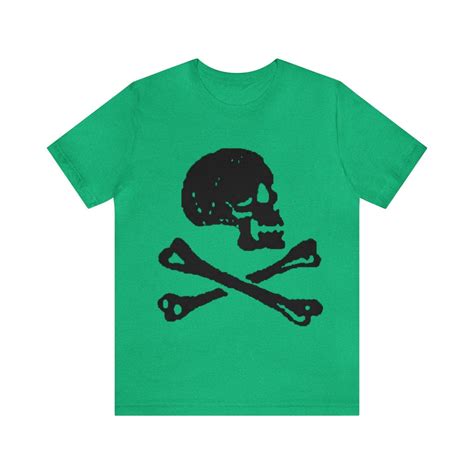 Skull And Bones Pirate Flag Symbol Jolly Rodger Unisex Jersey Etsy