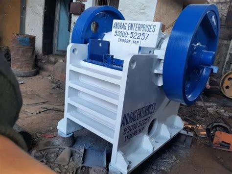 Anurag Enterprises Mild Steel Stone Crusher Machine 24x12 Capacity 35