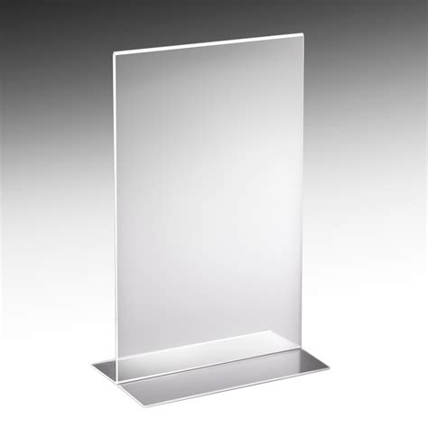 Acrylic Sign Holder Bottom Load 11w X 17h Portrait The Global