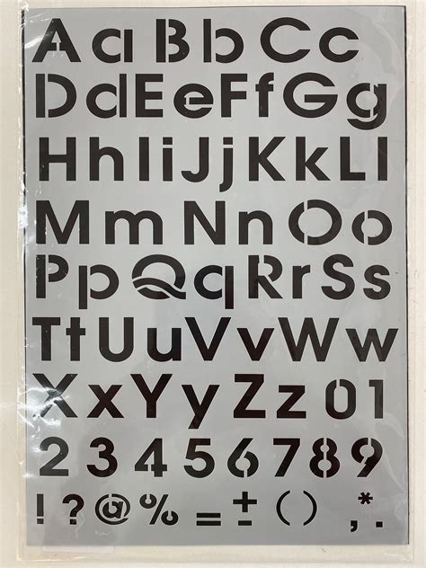 Alphabet Stencil Set | Kidzstuffonline