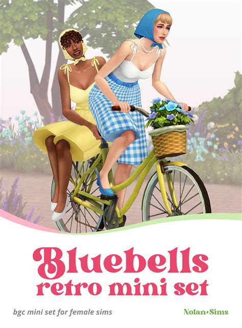 Bluebells Retro Hair Clothing Set By Nolan Sims Liquid Sims