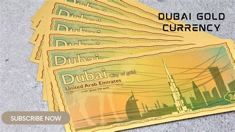 DUBAI GOLD CURRENCY NOTE YouTube