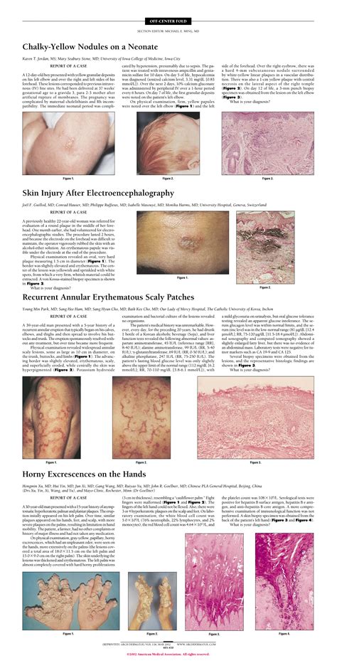 Recurrent Annular Erythematous Scaly Patches Cancer Biomarkers Jama