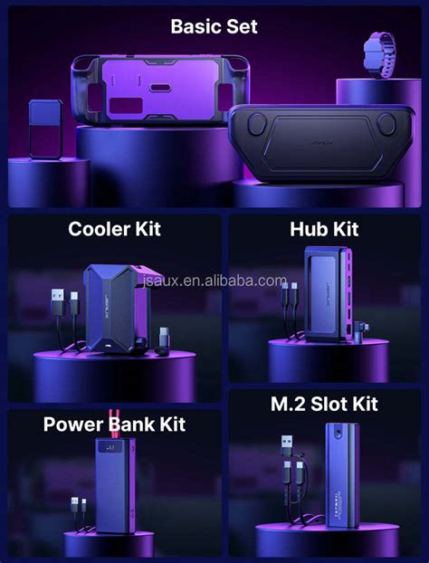 JSAUX PC0104 ModCase Steam Deck Modular Cooler Kit Products From