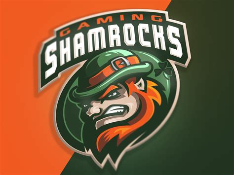 Shamrocks mascot logo by Marko Berovic Mascot Design, Logo Design, Esports Logo, Team Games ...