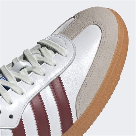 Adidas Samba Og White Collegiate Burgundy If3813