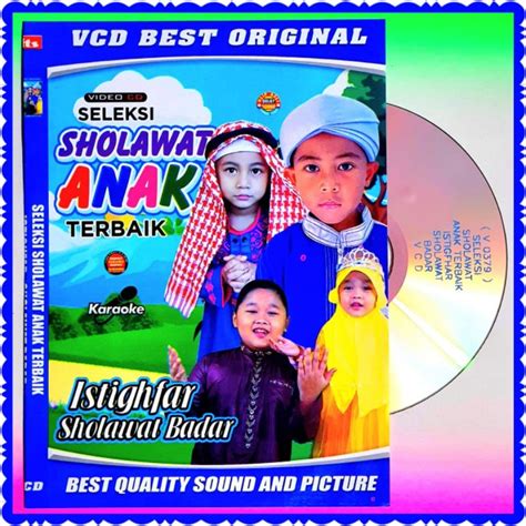 Jual Kaset Video Musik Lagu Sholawat Anak Anak Lagu Religi Qasidah Anak