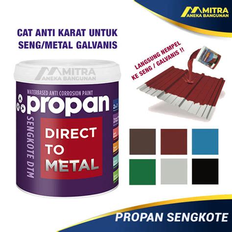 PROPAN SENGKOTE CAT ANTI KARAT UNTUK SENG METAL GALVANIS SPANDEK BONDEK