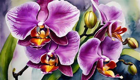 Orchids Flower Art Illustration Free Stock Photo Public Domain Pictures