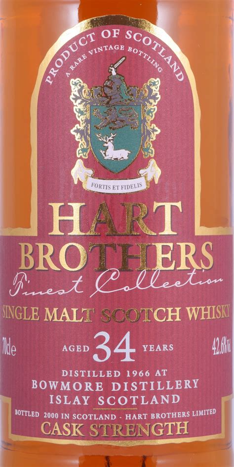 Bowmore 1966 34 Years Hart Brothers Finest Collection Islay Single Malt