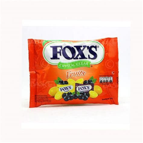 Foxs Crystal Clear Fruits 125 Gm