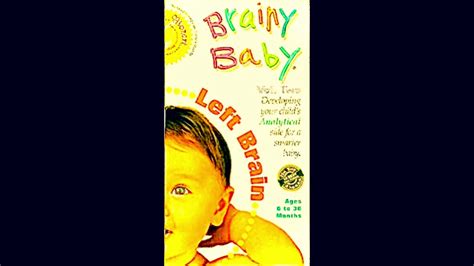 Brainy Baby One And Two Right And Left Brain VHS Tape, 43% OFF