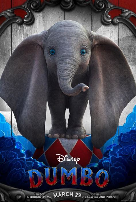 Disney Reveals Character Posters For Tim Burton S Dumbo Rotoscopers