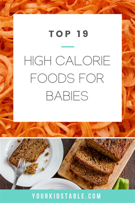 The Best High Calorie Foods For Babies High Calorie Meals High