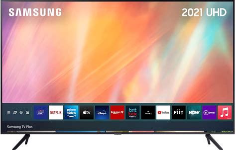 Samsung Au7100 55 Inch 2021 â€ Crystal 4k Smart Tv With Hdr10 Image