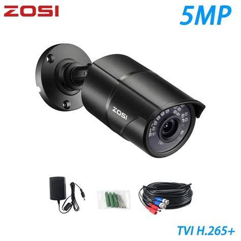 Zosi Mp Tvi Video Surveillance Camera Hd Weatherproof Ft Day Night