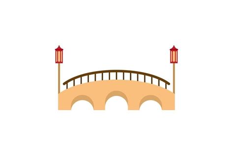 Bridge Icon Flat Style