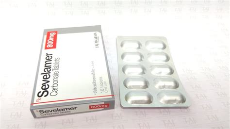 Sevelamer Carbonate Tablets 800mg Manufacturer And Supplier