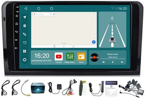 Radio Nawigacja Mercedes Ml W Carplay Android Auto Gb Gb Sim