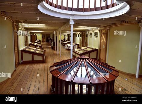 First Class Passenger Promenade Deck In Historic Steam Powered Ocean Liner Ss Great Britain In