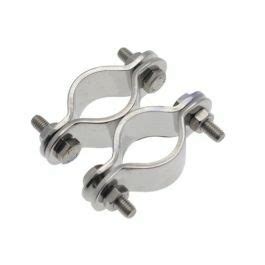 Commander Collier Pivotant Double De Serrage Pour Tube A2 Tid Inox