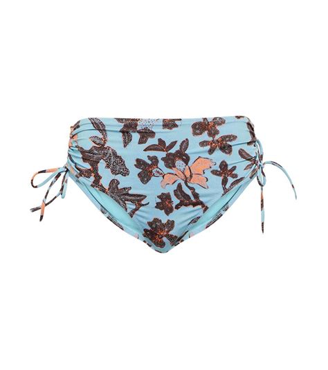 Ulla Johnson Lyria Floral Bikini Bottoms In Multicoloured 50 Off