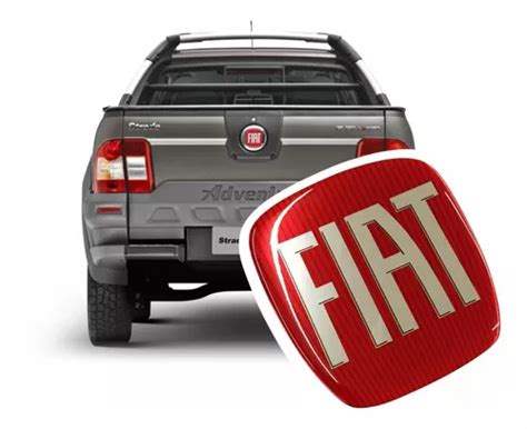 Emblema Fiat Strada Adesivo Tampa Traseira A Fgc