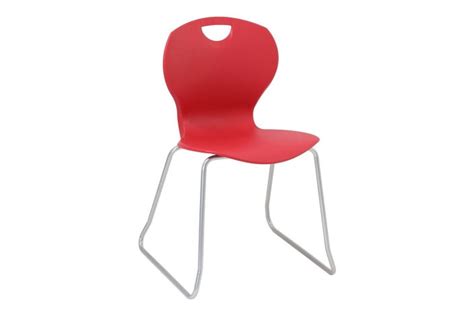 Evo Polypropylene Skid Base Classroom Chairs Furniture At Work