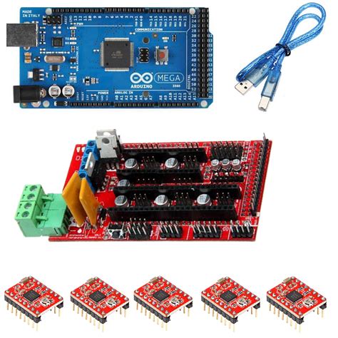 D Printer Controller Ramps Arduino Mega With Cable Pcs