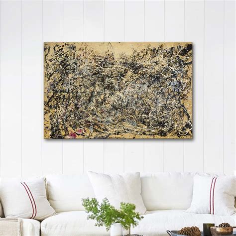 Number 1A By Jackson Pollock As Art Print CANVASTAR