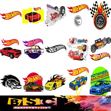 Sticker Hot Wheels 45 File 15 Svg 15 Png 15 Download Now Etsy