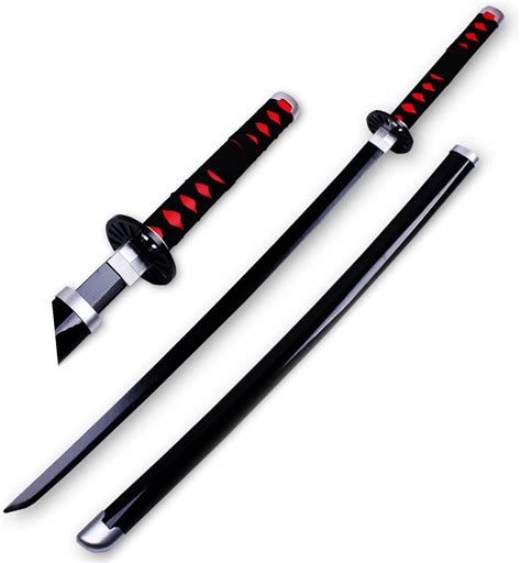 41 Inch Tanjiro Sword Wooden Japanese Katana Handmade Abs Sheath Knife