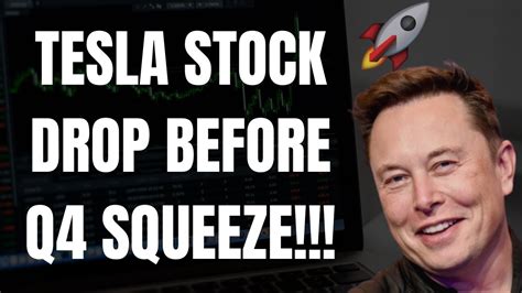 Tesla Stock Drop Before Q Squeeze Tesla Nov Recovery Tsla Spy