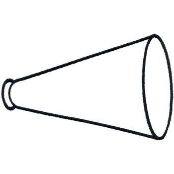 Cheer Megaphone Silhouette at GetDrawings | Free download