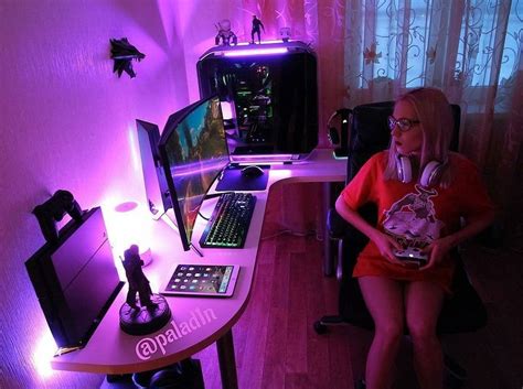 Setupgamingfr Gaming Setup Gaming Room Gamer Room Gamer Girl Gamer Bedroom Gaming