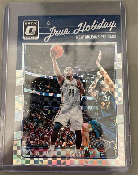 2016 2017 Donruss Optic Checkerboard Prism Jrue Holiday 99 Discount On