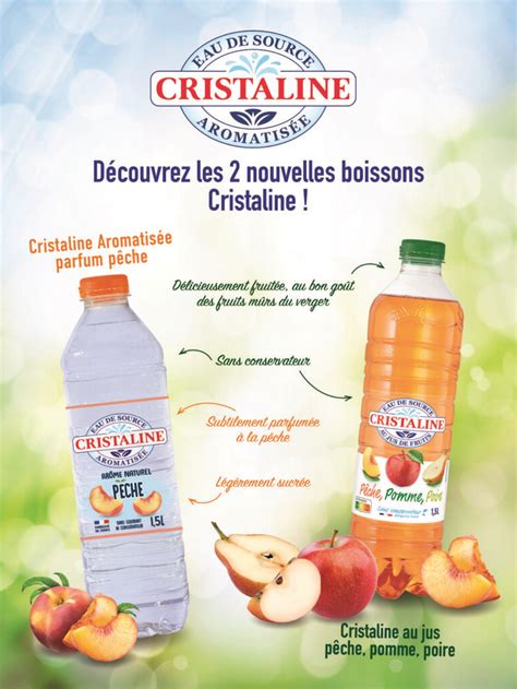 D Couvrez Les Nouvelles Boissons Aromatis Es Cristaline Cristaline