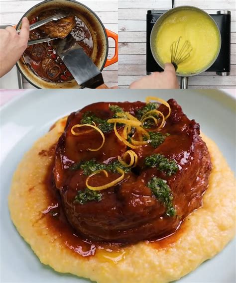 Osso Buco Di Vitello Con Polenta Cremosa E Gremolata Ricetta