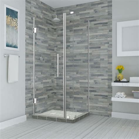 Aston Bromley 32 25 33 25 Inch X 32 375 Inch X 72 Inch Frameless