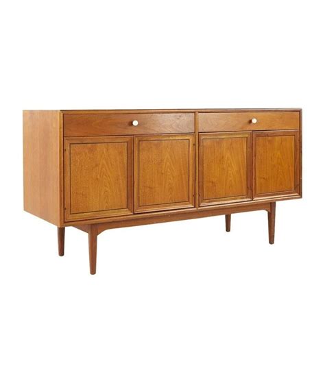 Kipp Stewart For Drexel Declaration Mid Century Walnut Buffet Sideboard