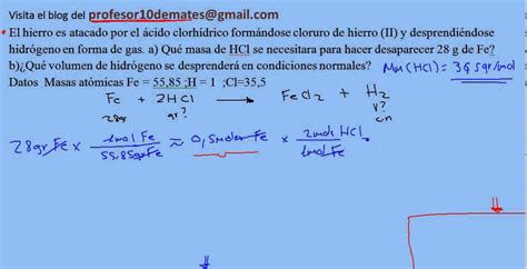 Reacciones Qu Micas Estequiometria C Lculos Con Vol Menes