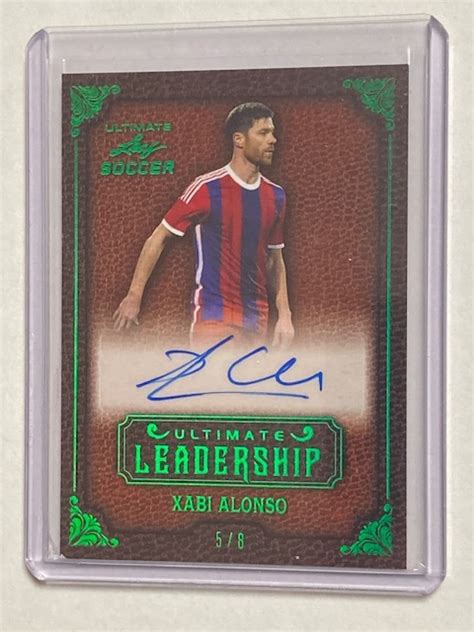 2022 Leaf Ultimate Soccer Autograph Xabi Alonso 8 シャビ アロンソ 直筆サインカードその