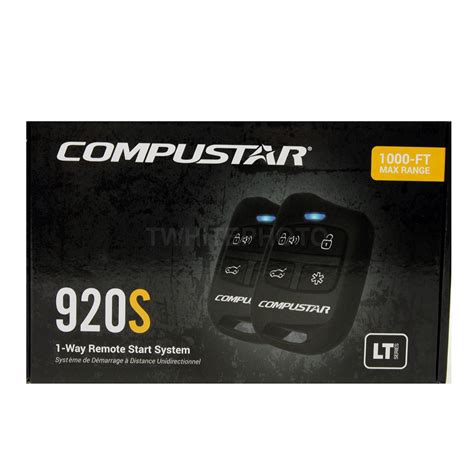 Compustar Cs920 S 1 Way 1000 Ft Auto Remote Car Start And Keyless Entry Kit