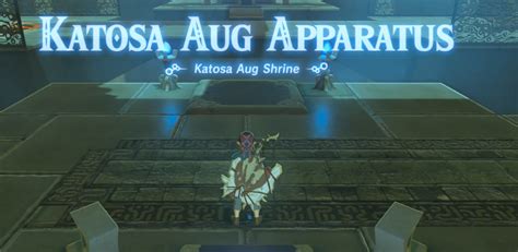 Complete Katosa Aug Shrine Walkthrough And Rewards In BotW